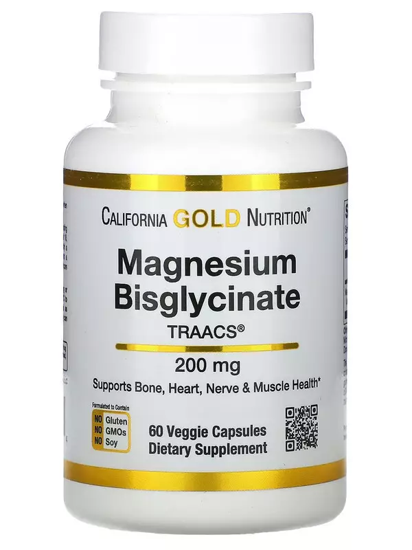 Magnesium Bisglycinate 200mg 60 капсул