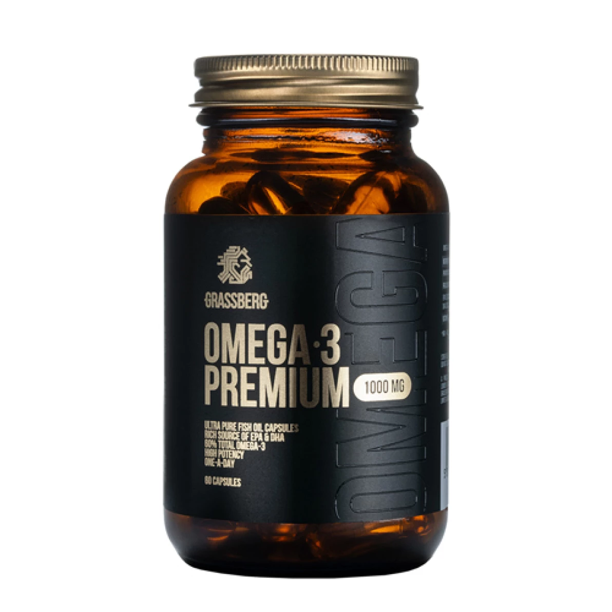 Omega 3 "Premium" 55% Grassberg 60 шт.