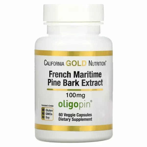French Maritime Pine Bark Extract Oligopin 100 mg 60 капсул